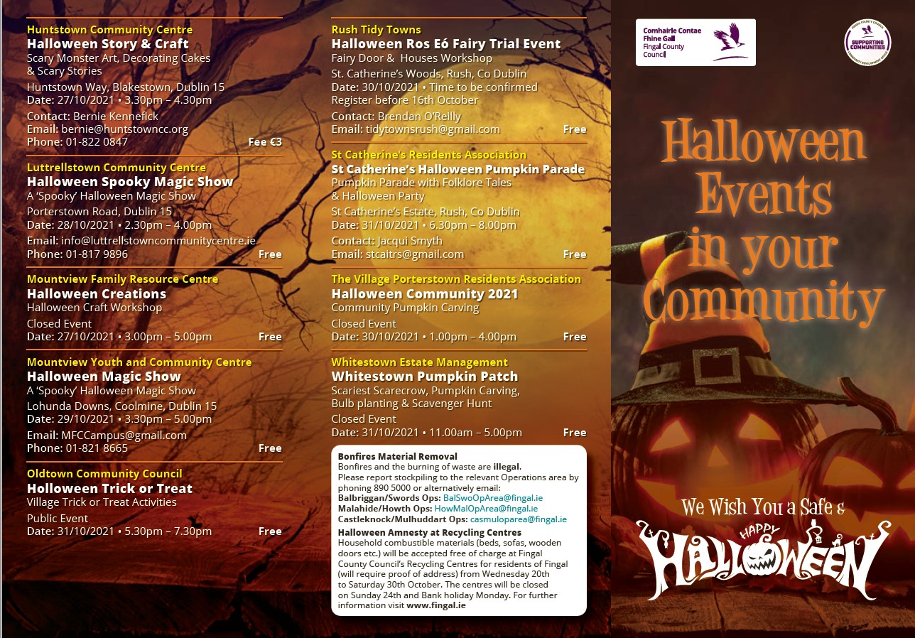 Events Fingal Community Facilities Network