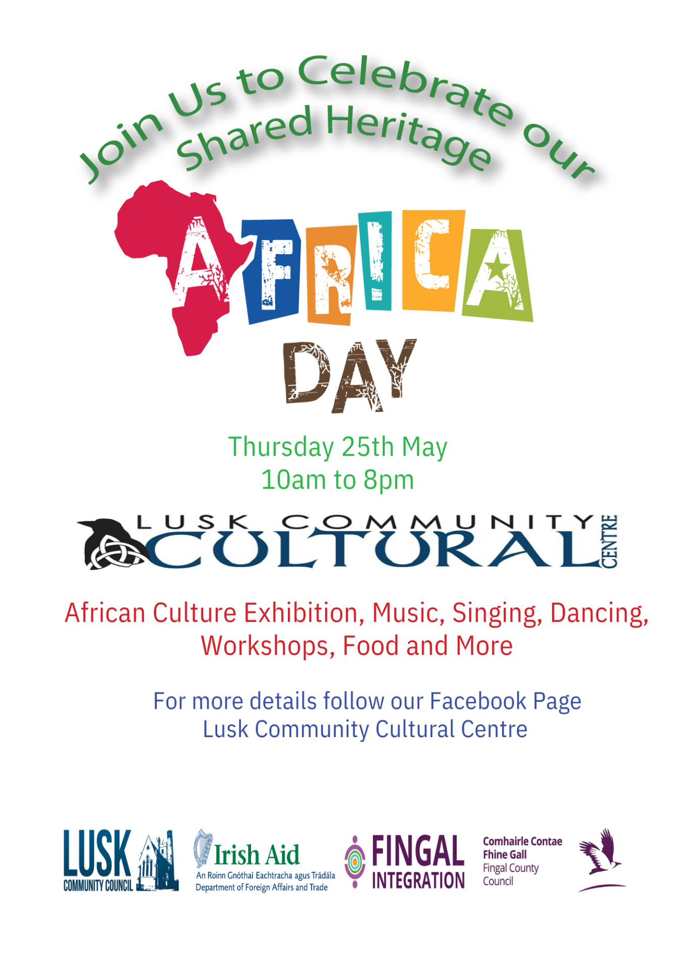 Lusk Community Cultural Centre celebrate Africa day, Keen to be Green